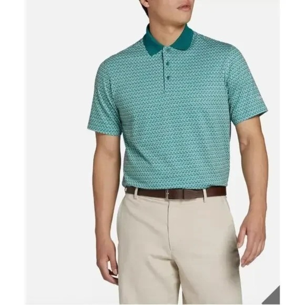 Walter Hagen® (Men's XL) Clubhouse™ 19th Hole Polo in Nineteenth Green/Margarita